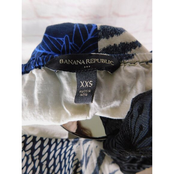 Banana Republic Blue and White Midi Dress - Picture 9 of 10